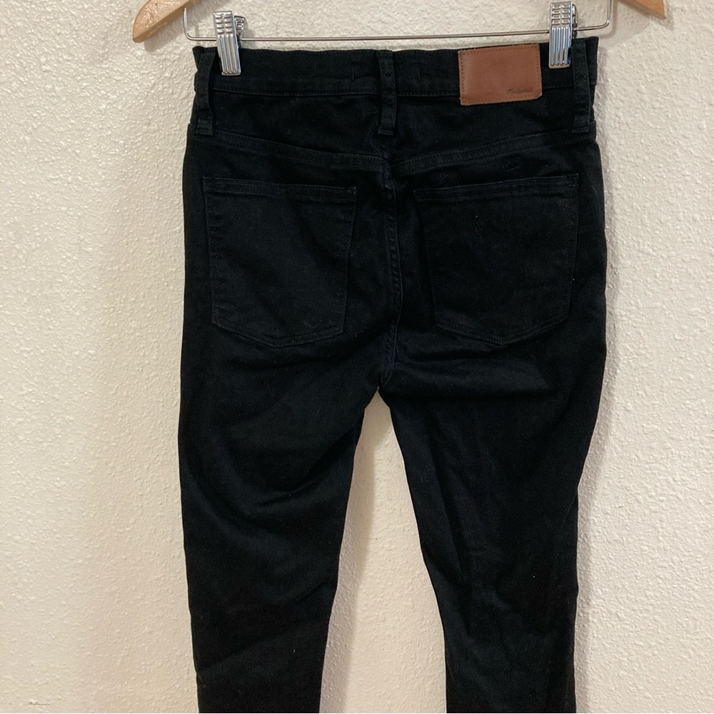 Madewell Women’s 9”High-Rise Skinny Black Jeans Jeans Sleek Stretch Fit 26 - Picture 7 of 14